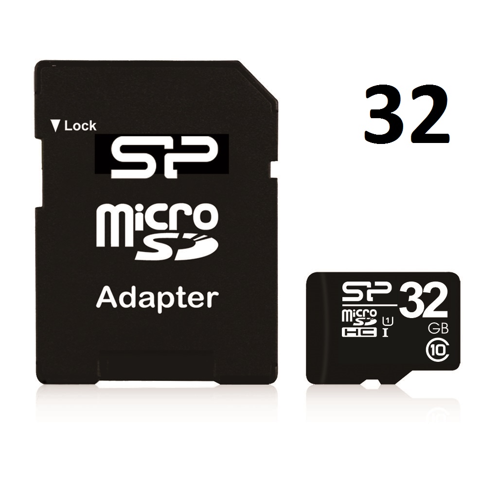 Карта памяти micro sd 32Gb 10 class c переходником на Sd